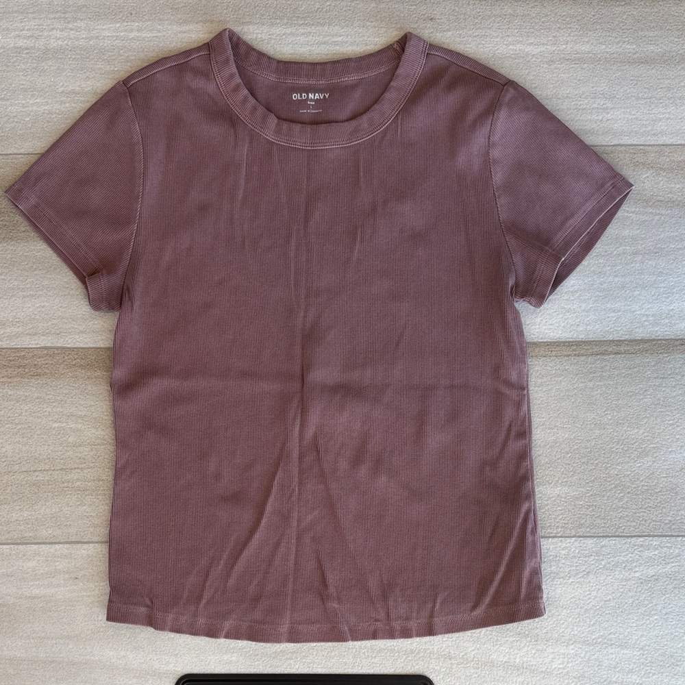 Old Navy Women's Mauve Short Sleeve Tee